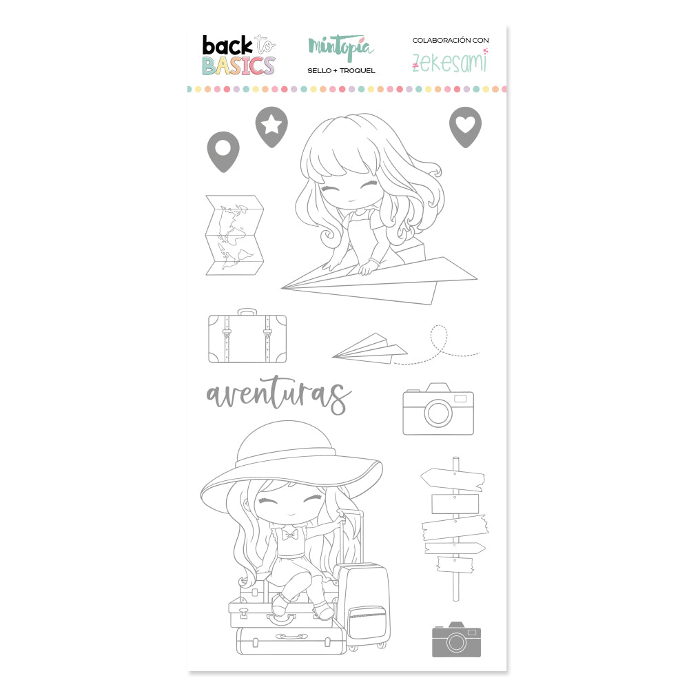 Back To Basics Adventure Stamp by Zekesami
