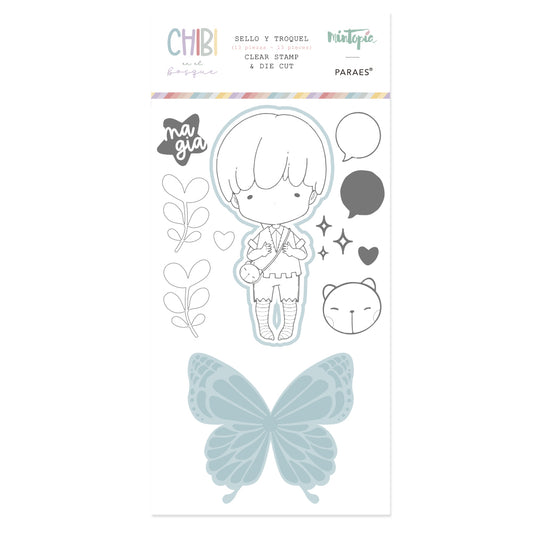Stamp + die Chibi in the Fairy Forest 2