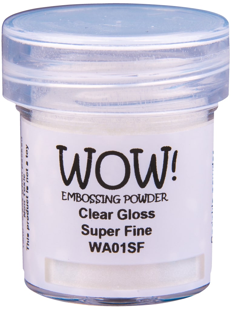 Polvos de embossing Clear Gloss - Super Fine