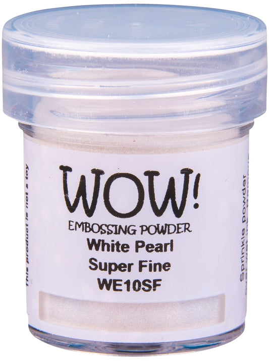 Polvos de embossing White Pearl - Super Fine