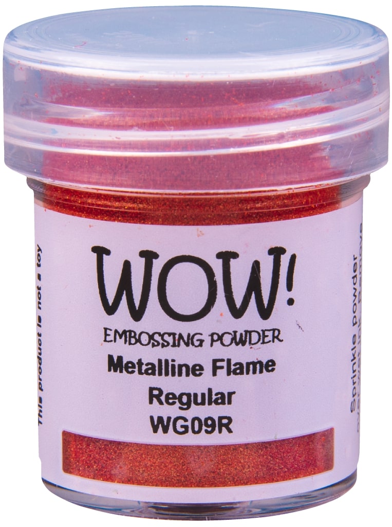 Polvos de embossing Flame Metalline - Regular