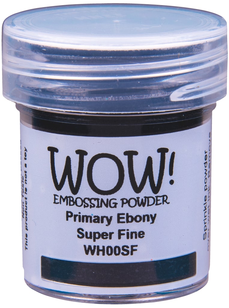 Polvos de embossing Primary Ebony - Super Fine