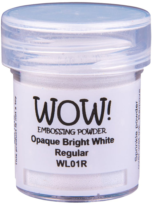 Polvos de embossing Opaque Bright White - Regular