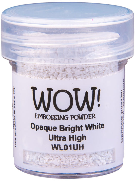 Polvos de embossing Opaque Bright White - Ultra High