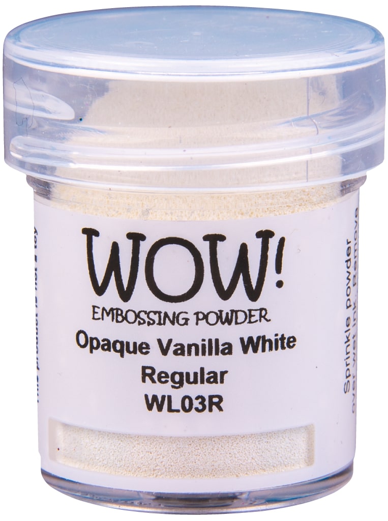 Polvos de embossing Opaque Vanilla White - Regular