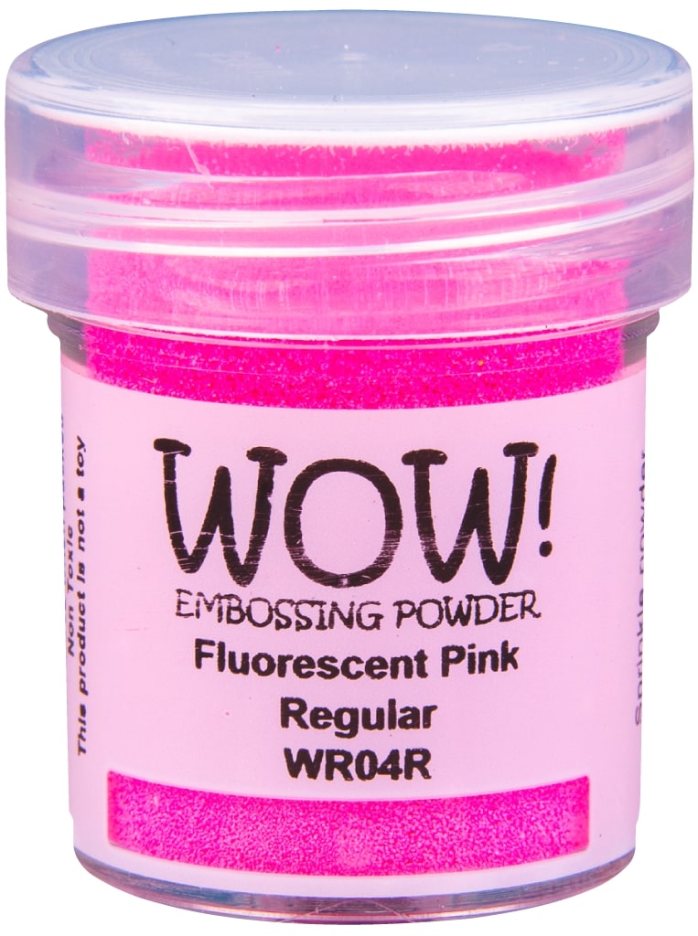 Polvos de embossing Fluorescent Pink - Regular