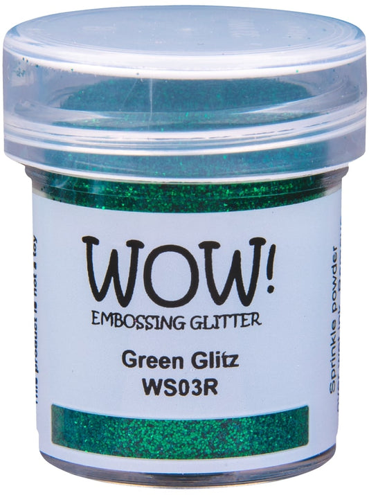 Polvos de embossing Green Glitz - Regular