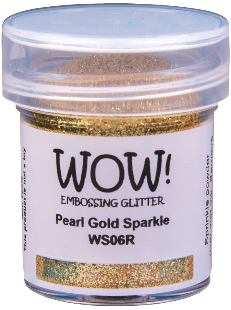 Polvos de embossing Pearl Gold Sparkle - Regular