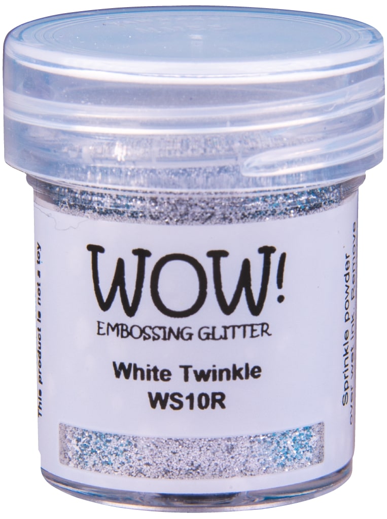 Polvos de embossing White Twinkle - Regular