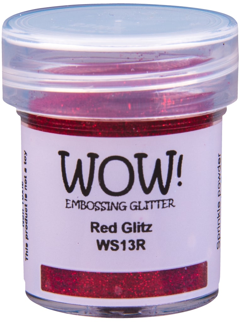 Polvos de embossing Red Glitz - Regular